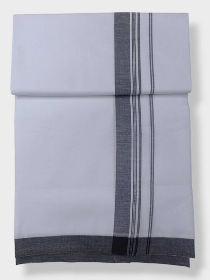 Single Kerala Pure White Mundu/Dhoti