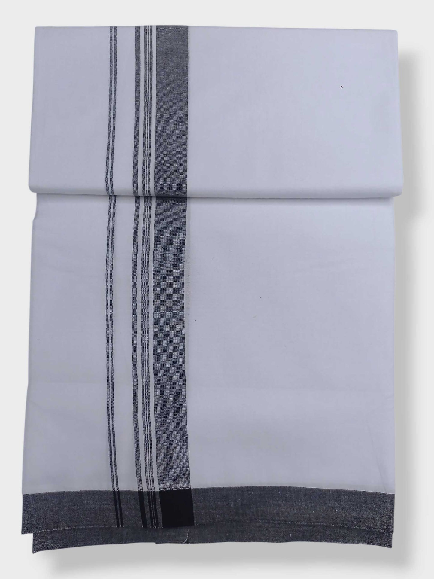 Single Kerala Pure White Mundu/Dhoti