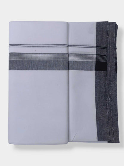 Single Kerala Pure White Mundu/Dhoti
