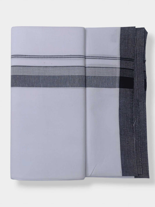 Single Kerala Pure White Mundu/Dhoti