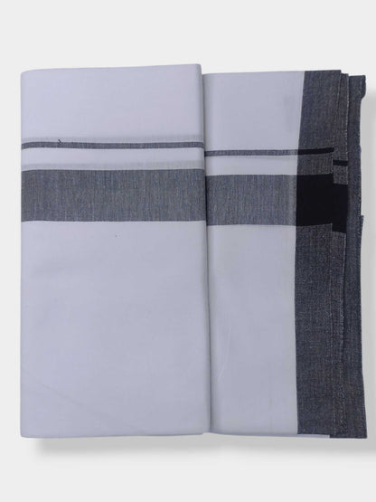 Single Kerala Pure White Mundu/Dhoti