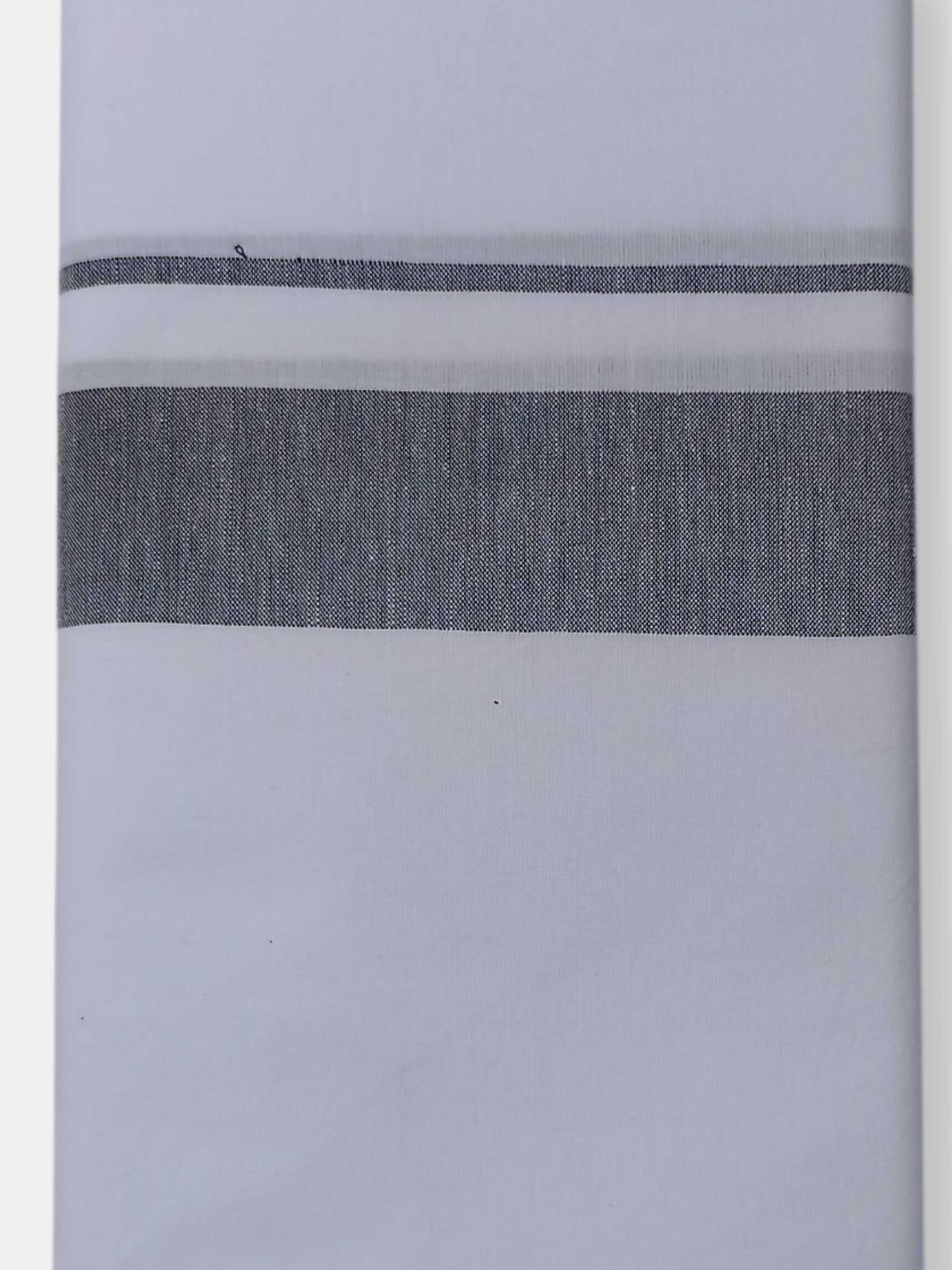 Single Kerala Pure White Mundu/Dhoti