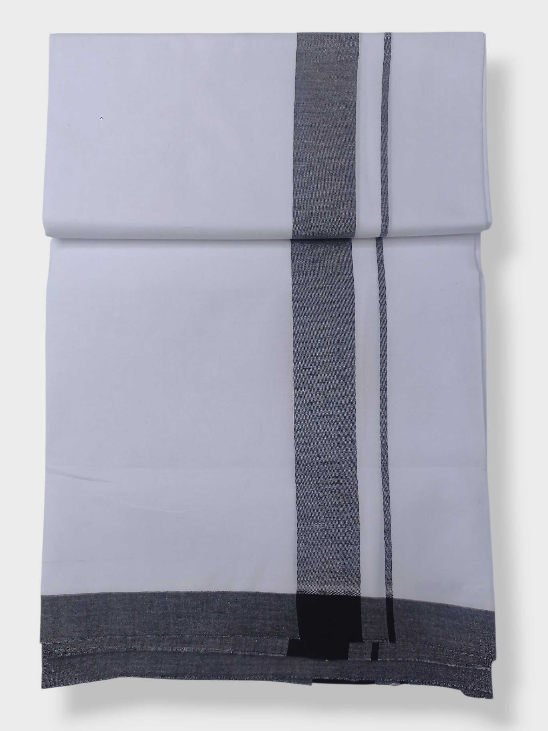 Single Kerala Pure White Mundu/Dhoti