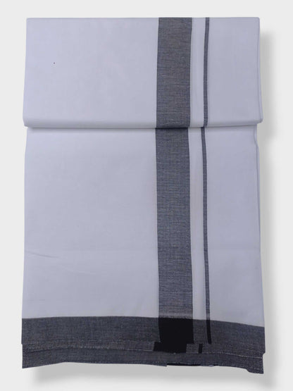 Single Kerala Pure White Mundu/Dhoti