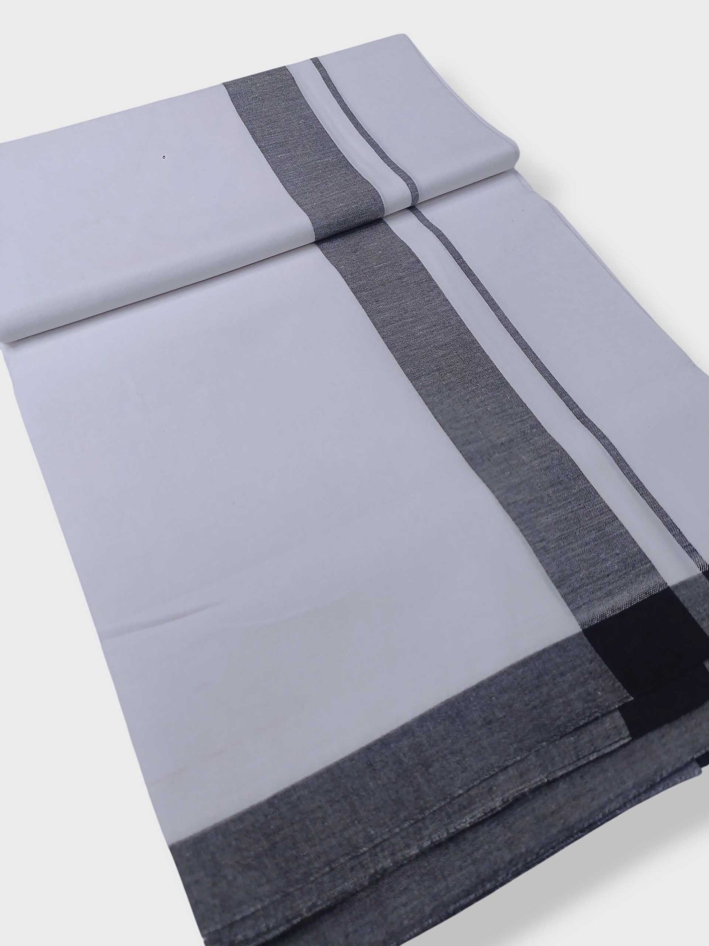 Single Kerala Pure White Mundu/Dhoti