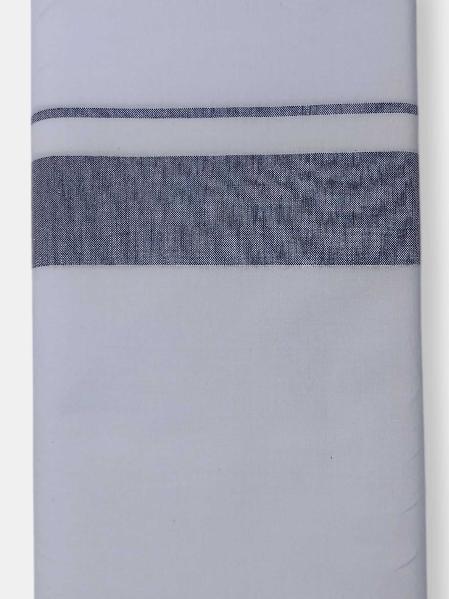 Single Kerala Pure White Mundu/Dhoti