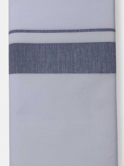 Single Kerala Pure White Mundu/Dhoti
