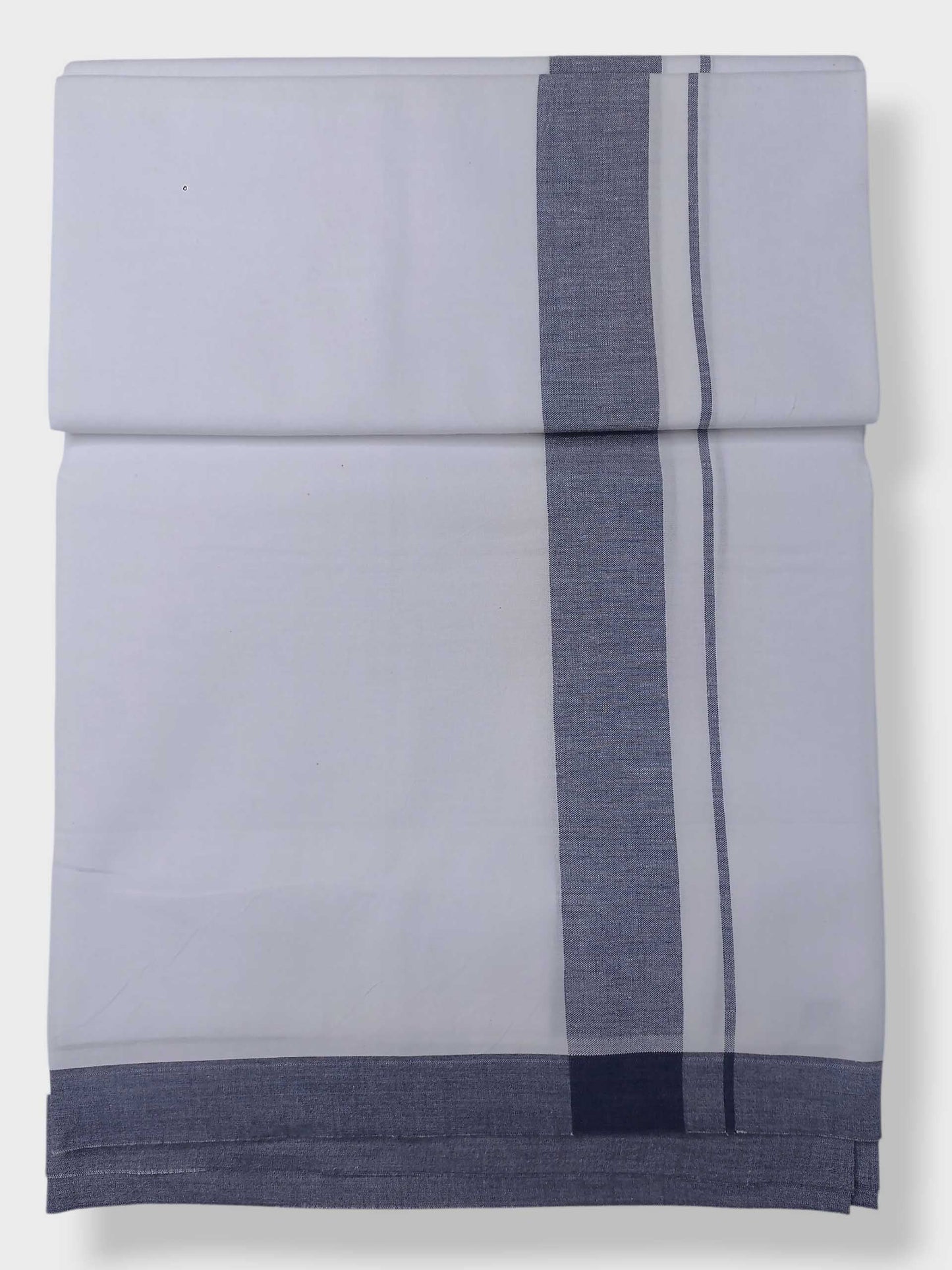 Single Kerala Pure White Mundu/Dhoti