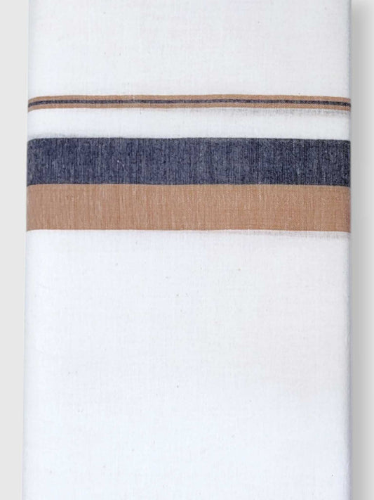 Single Kerala Pure White Mundu/Dhoti