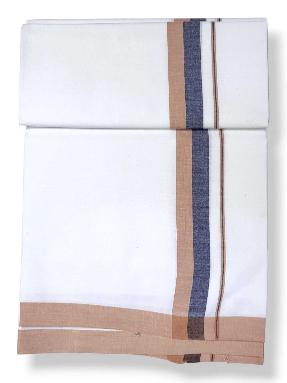 Single Kerala Pure White Mundu/Dhoti