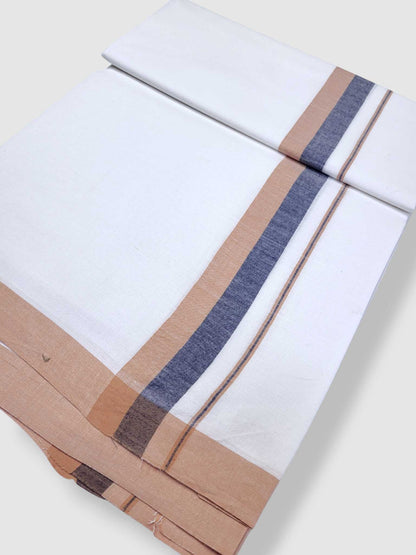 Single Kerala Pure White Mundu/Dhoti