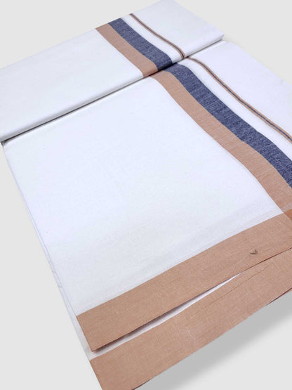Single Kerala Pure White Mundu/Dhoti