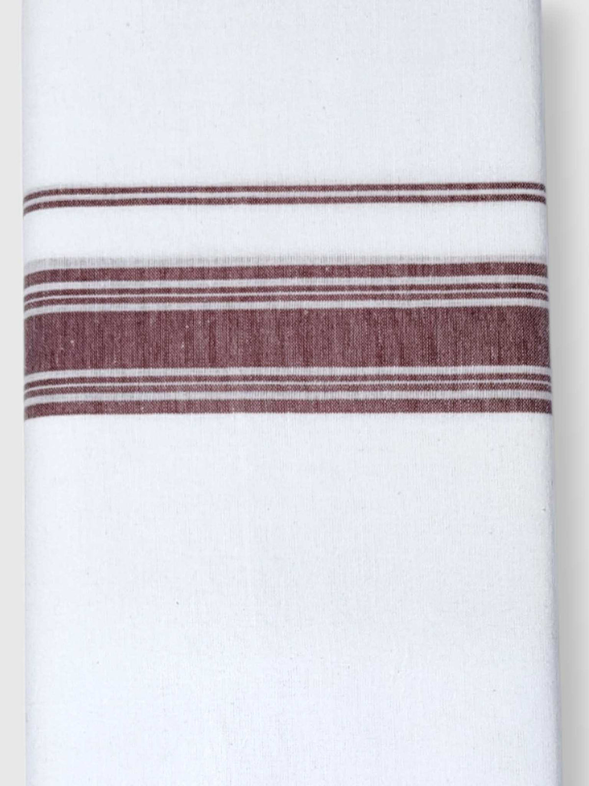 Single Kerala Pure White Mundu/Dhoti