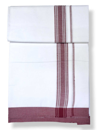 Single Kerala Pure White Mundu/Dhoti