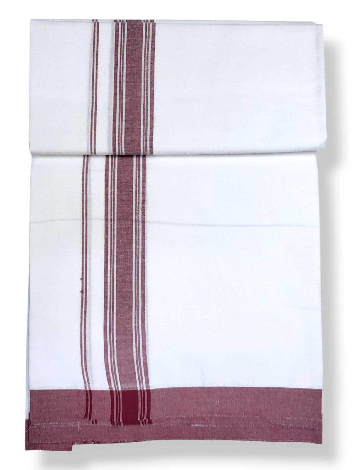 Single Kerala Pure White Mundu/Dhoti