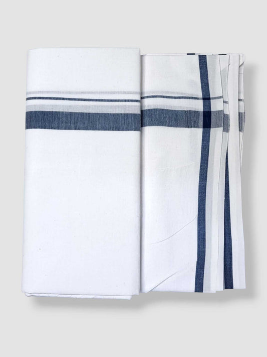 Single Kerala Pure White Mundu/Dhoti