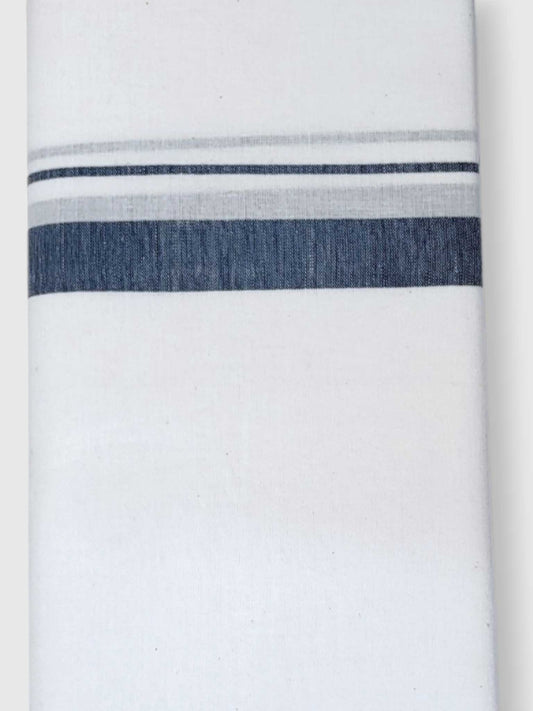 Single Kerala Pure White Mundu/Dhoti