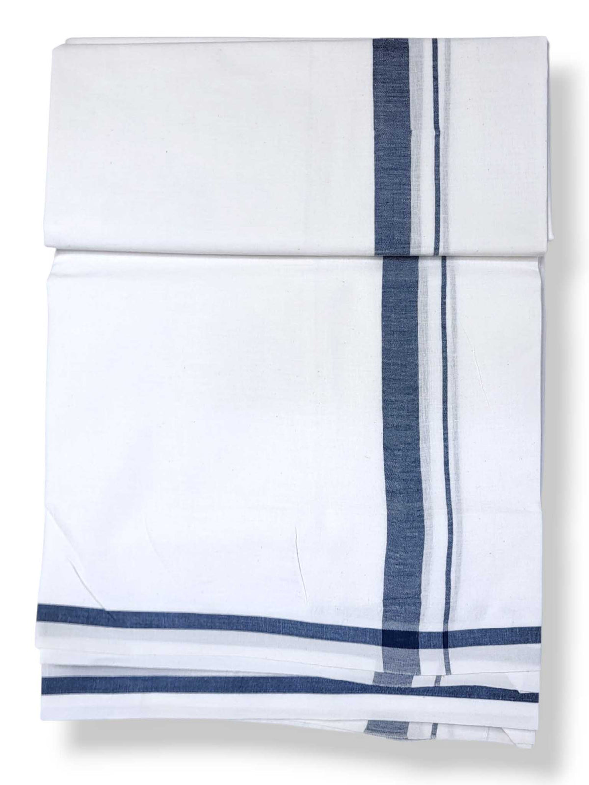 Single Kerala Pure White Mundu/Dhoti