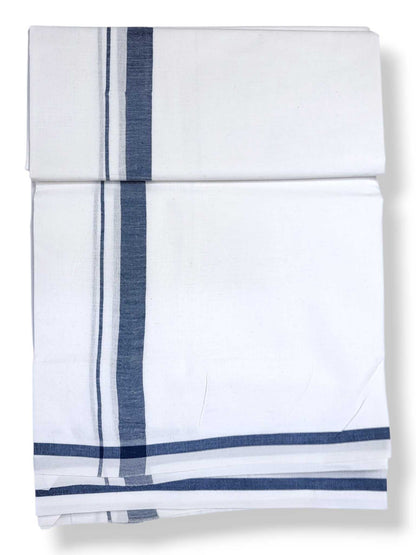 Single Kerala Pure White Mundu/Dhoti