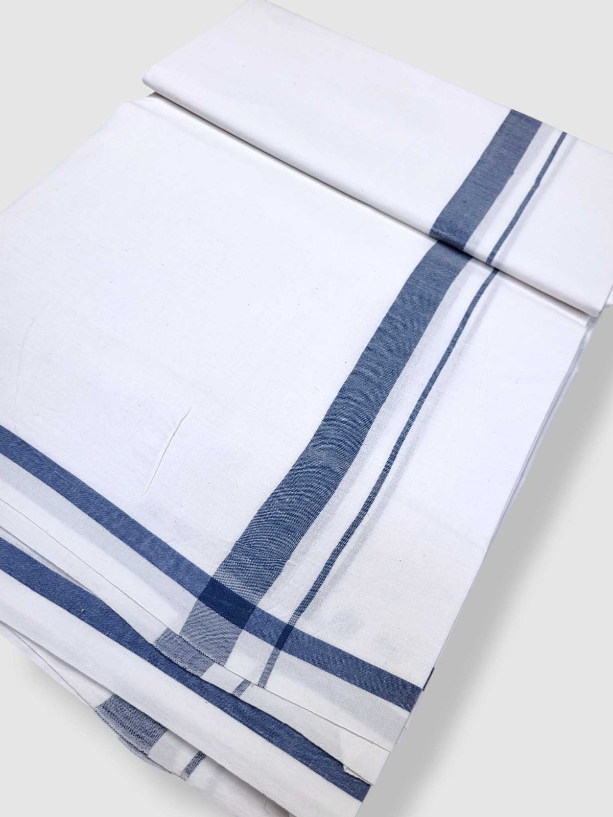 Single Kerala Pure White Mundu/Dhoti