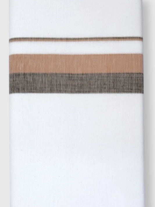 Single Kerala Pure White Mundu/Dhoti