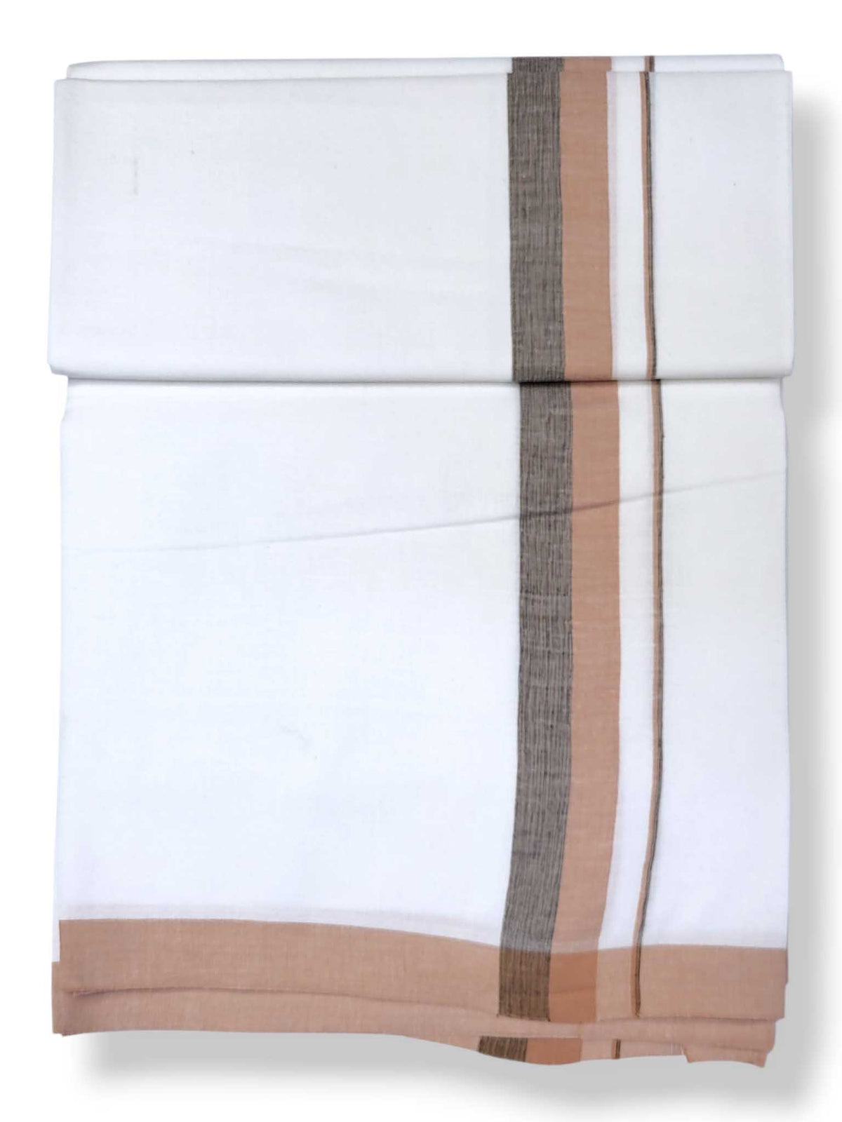 Single Kerala Pure White Mundu/Dhoti