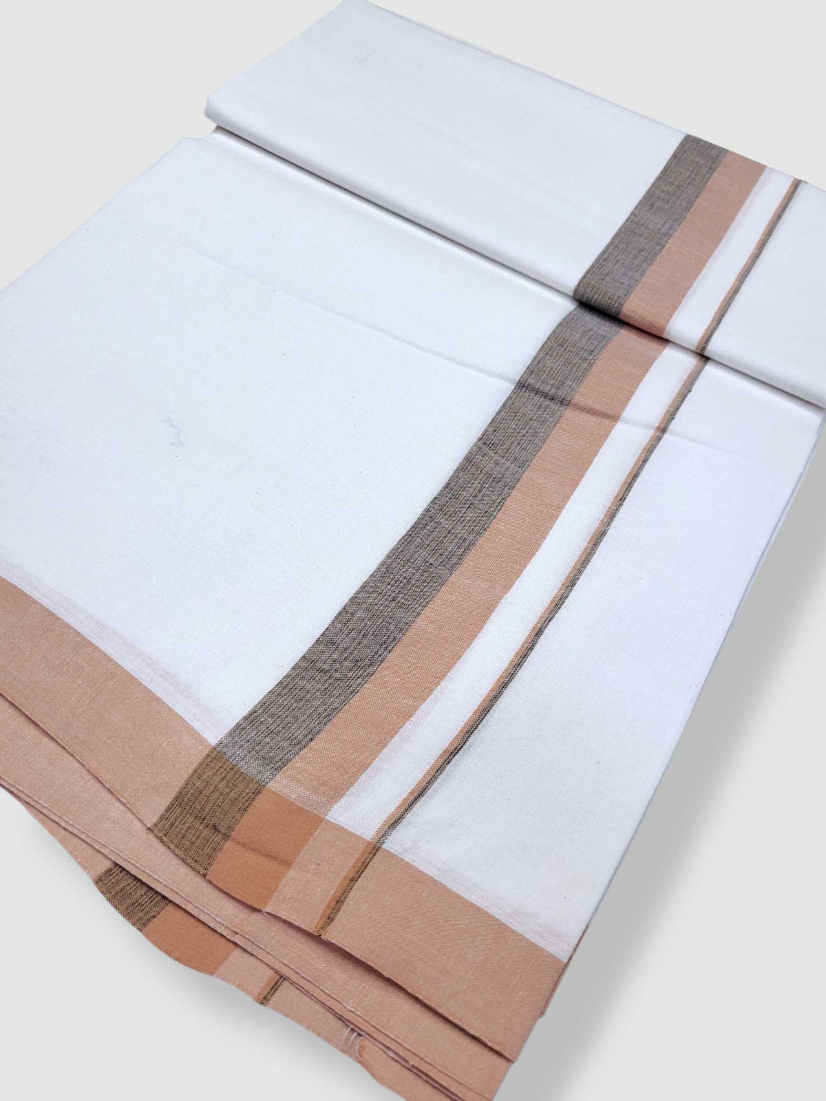 Single Kerala Pure White Mundu/Dhoti