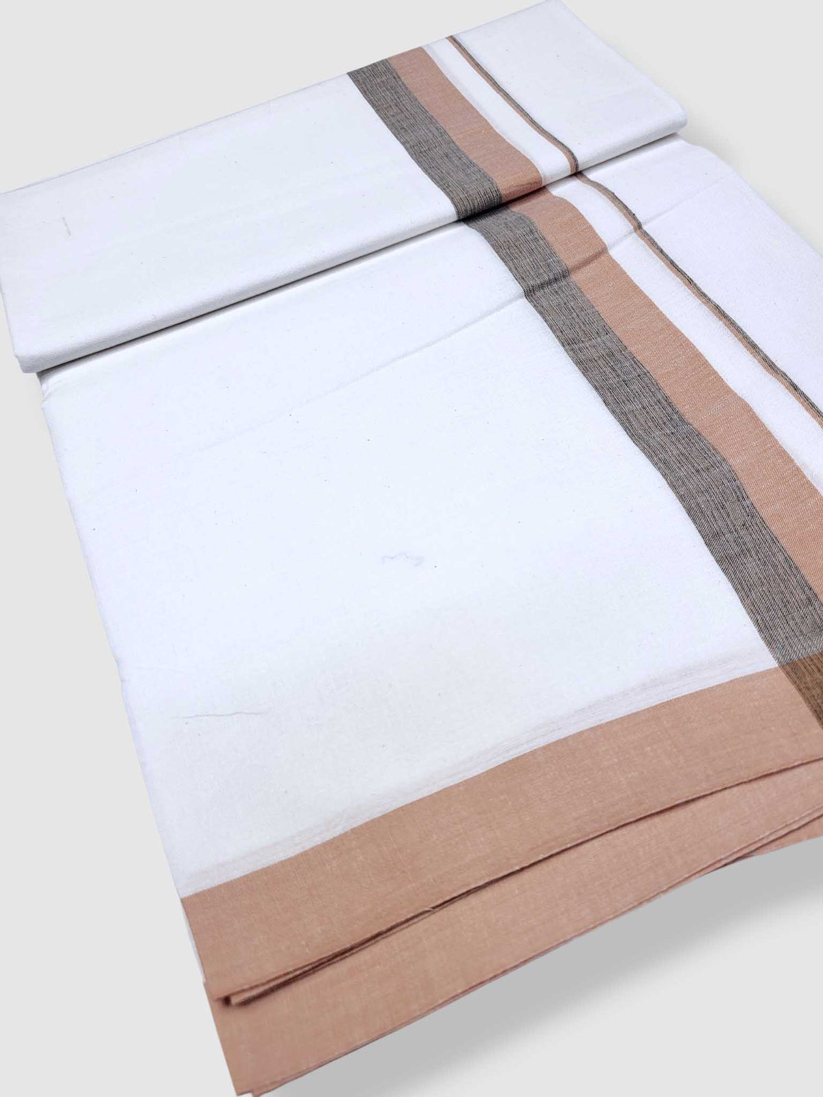 Single Kerala Pure White Mundu/Dhoti