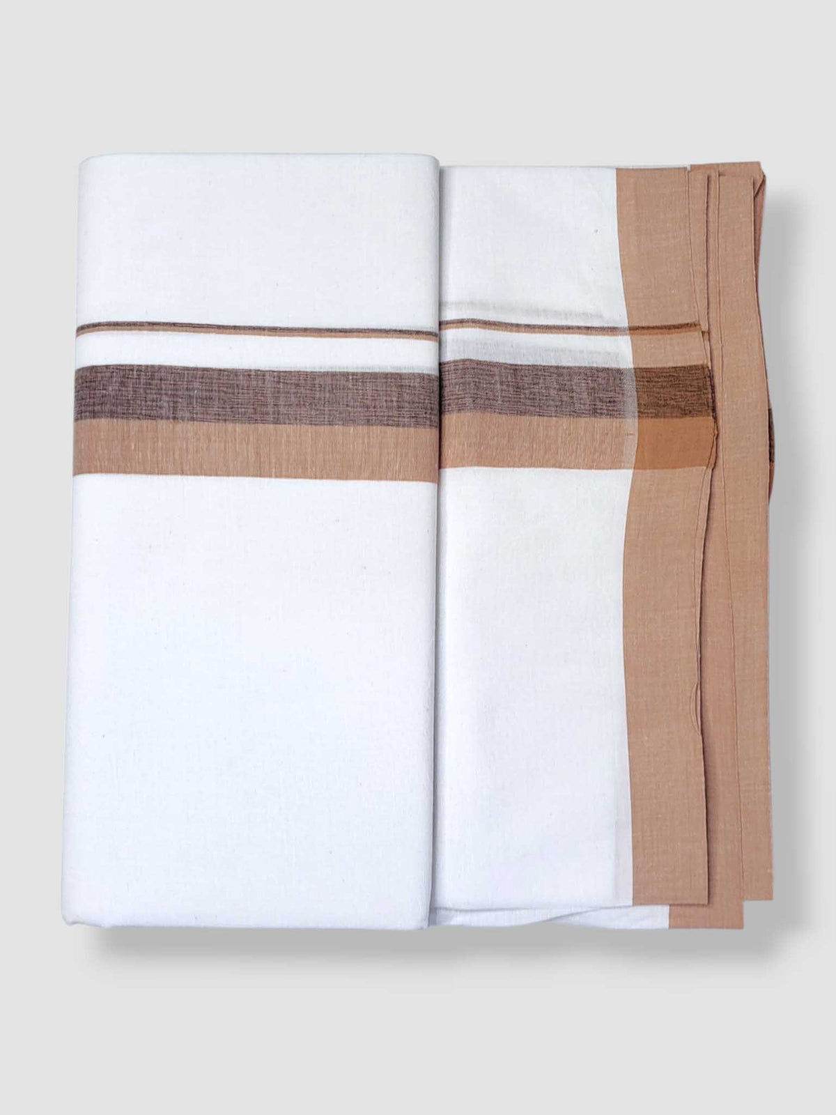 Single Kerala Pure White Mundu/Dhoti