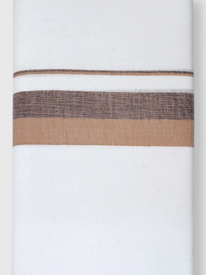 Single Kerala Pure White Mundu/Dhoti