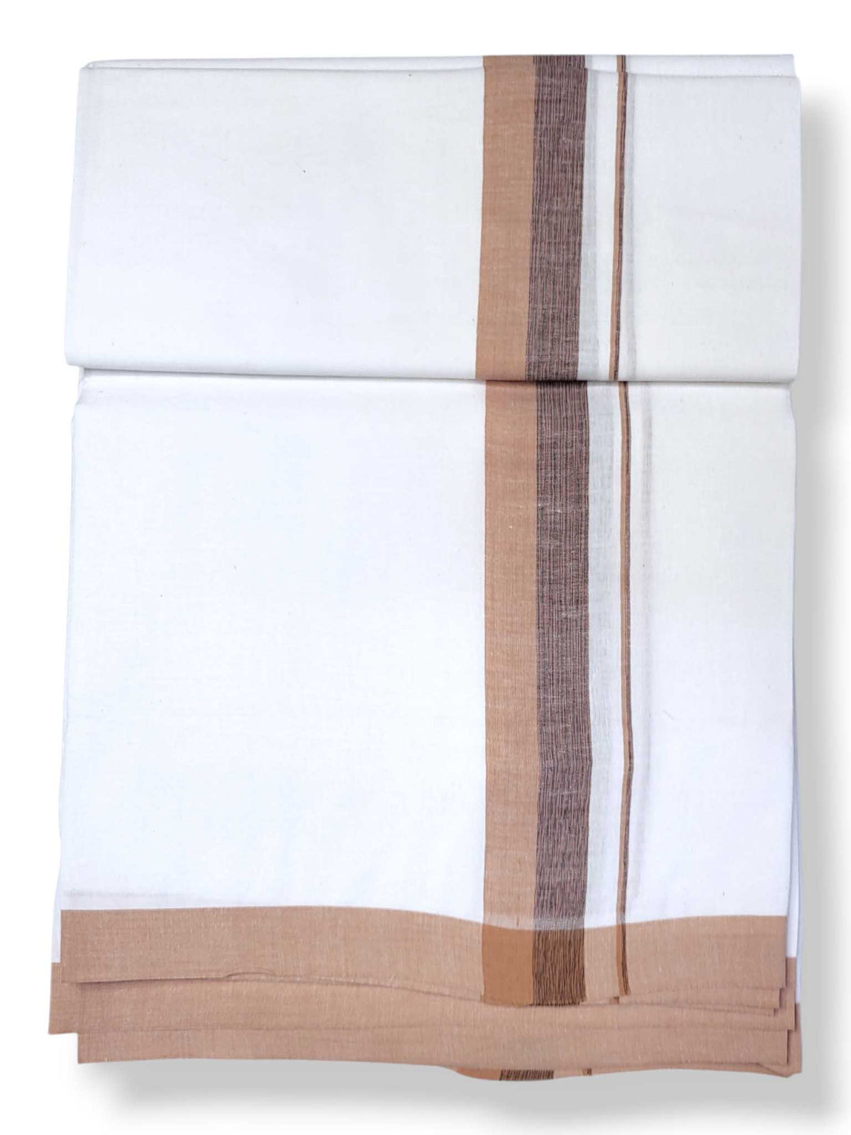Single Kerala Pure White Mundu/Dhoti