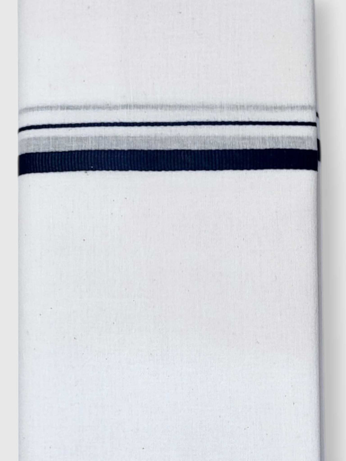 Single Kerala Pure White Mundu/Dhoti