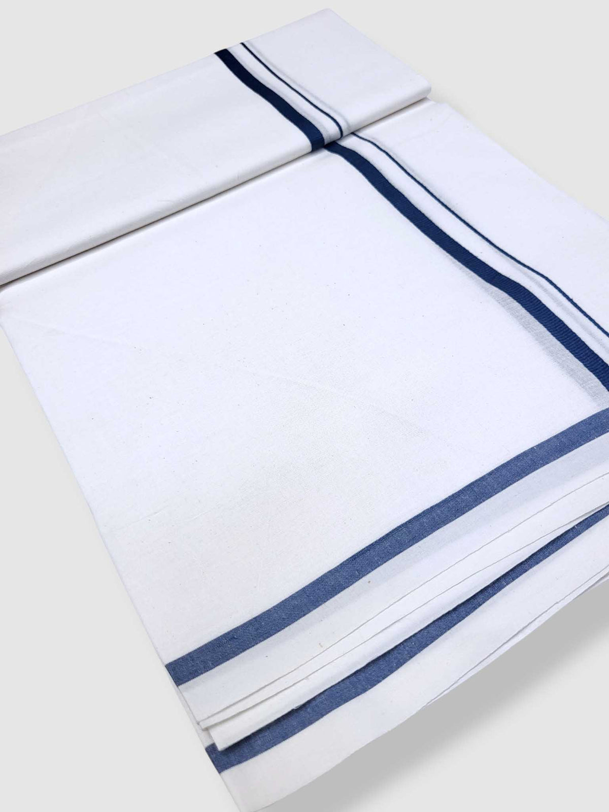 Single Kerala Pure White Mundu/Dhoti