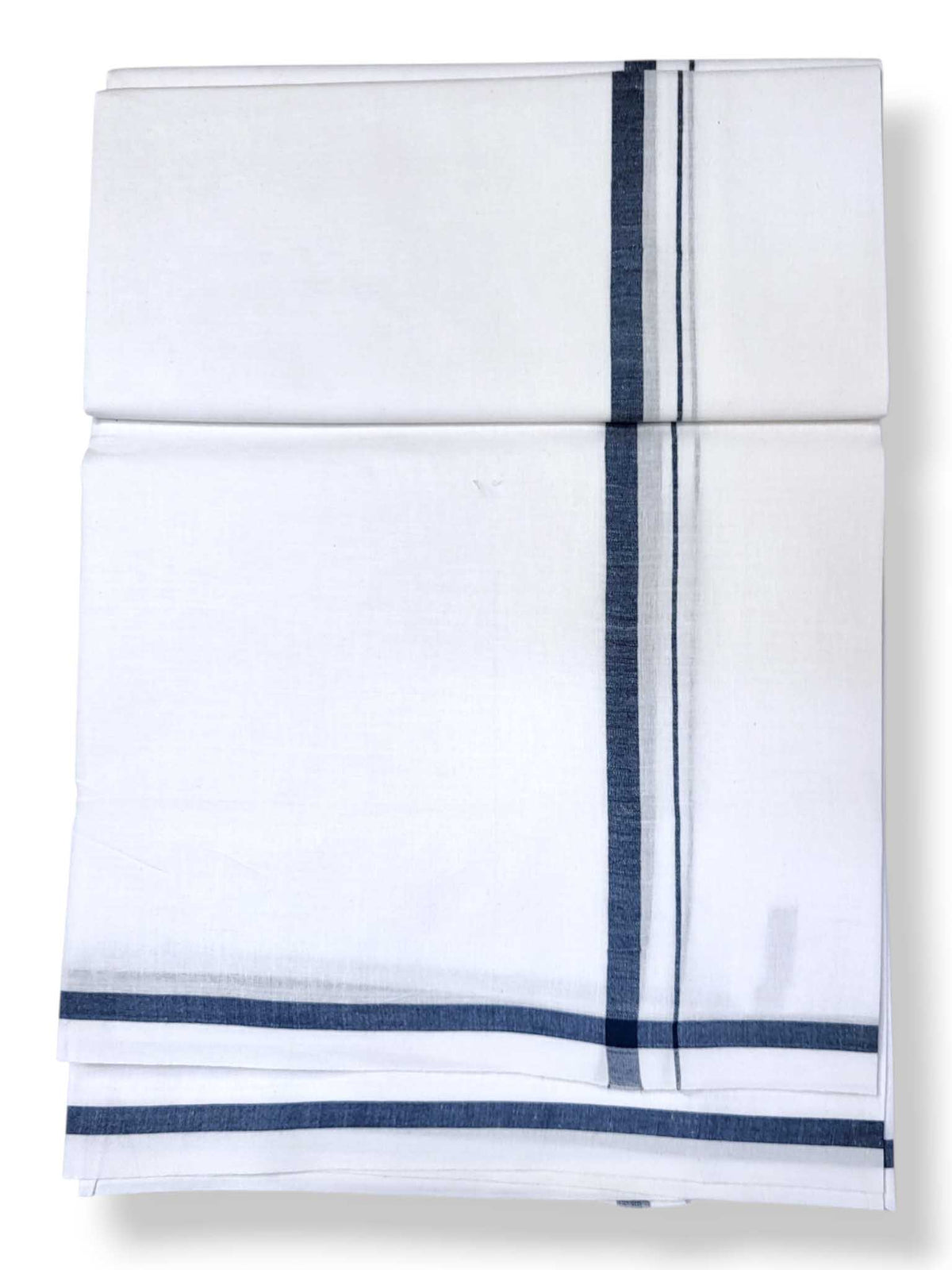 Single Kerala Pure White Mundu/Dhoti