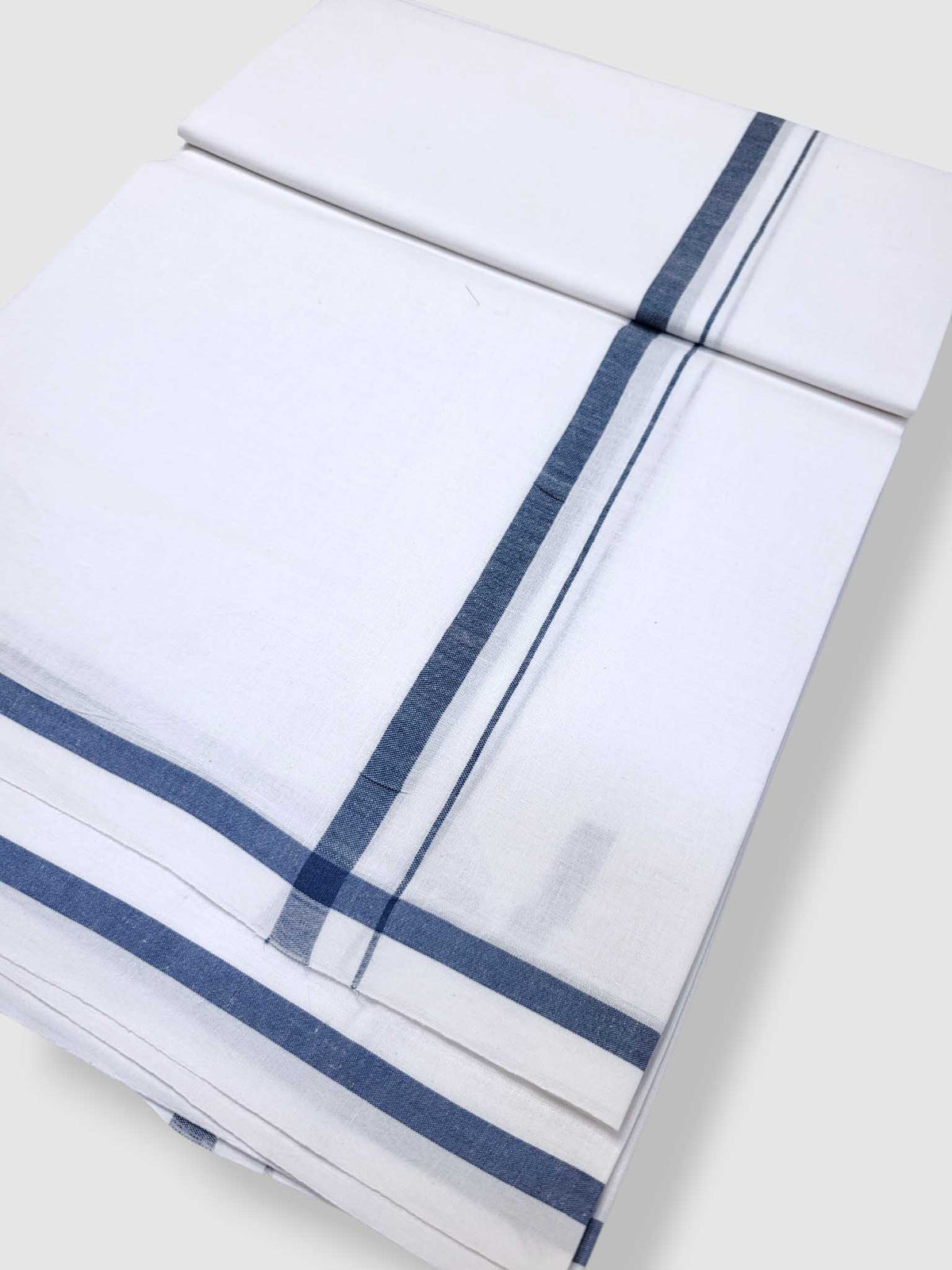 Single Kerala Pure White Mundu/Dhoti