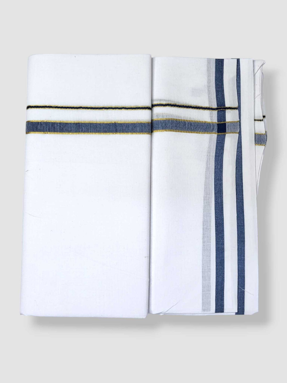 Single Kerala Pure White Mundu/Dhoti
