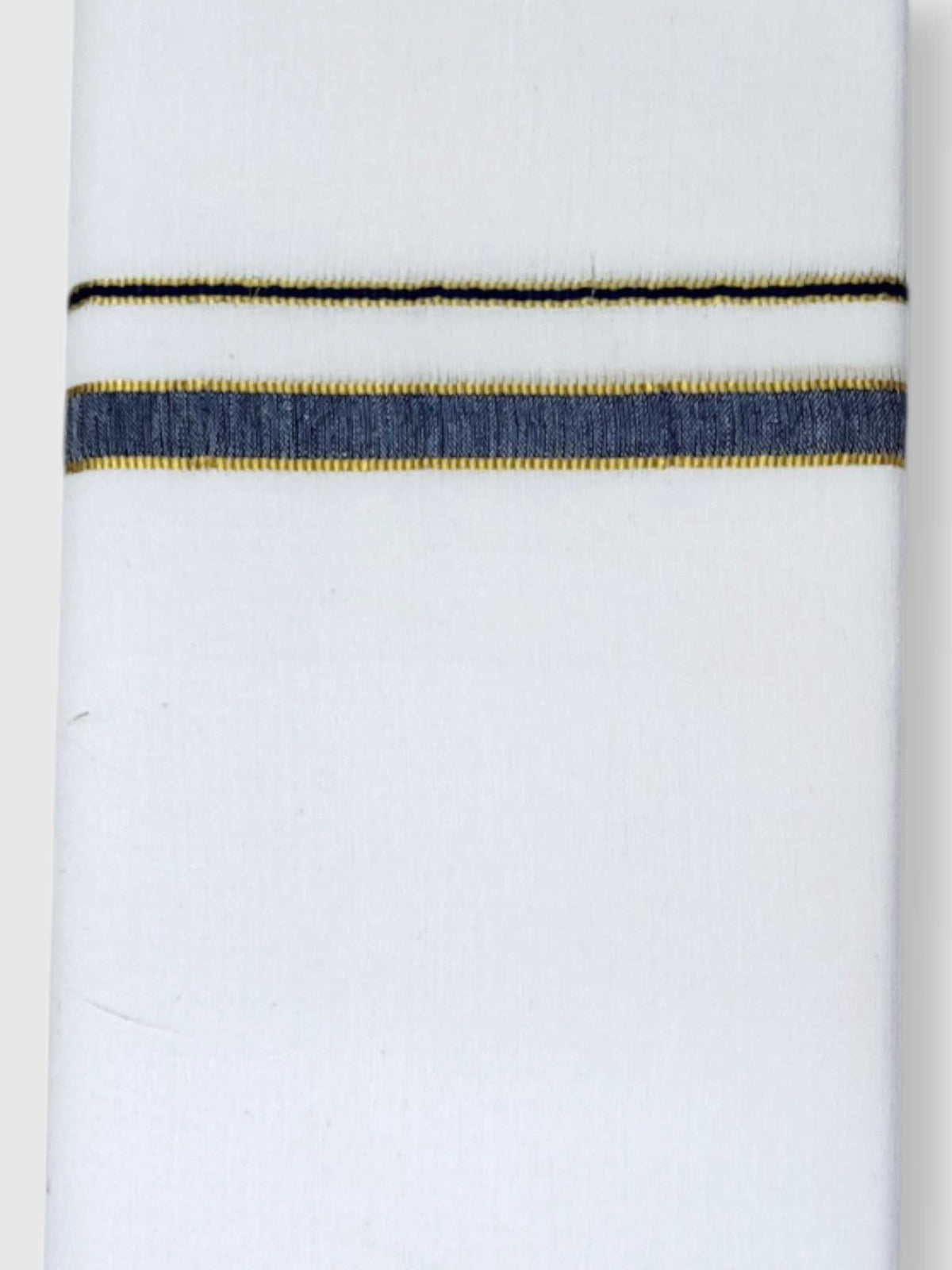 Single Kerala Pure White Mundu/Dhoti