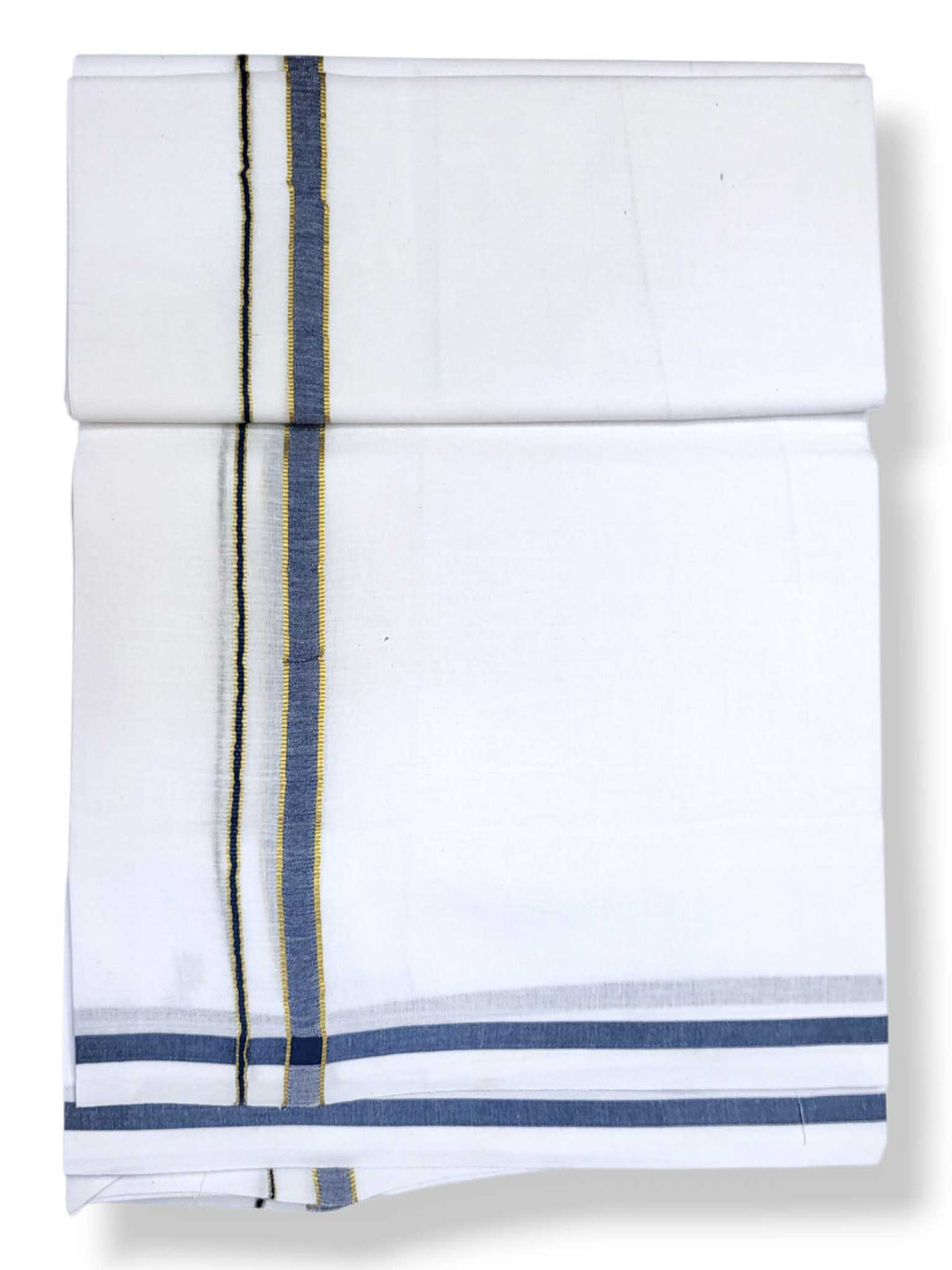 Single Kerala Pure White Mundu/Dhoti