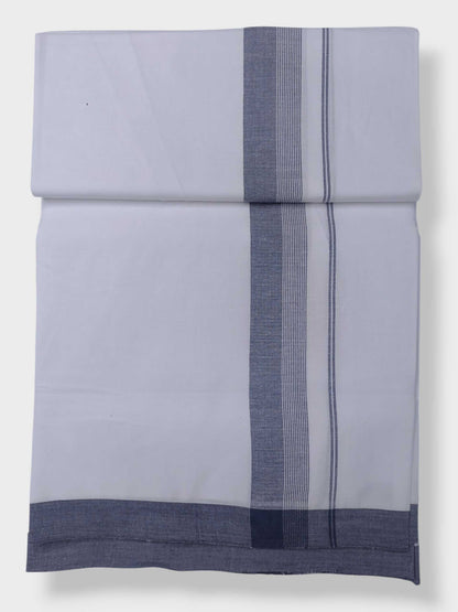 Single Kerala Pure White Mundu/Dhoti