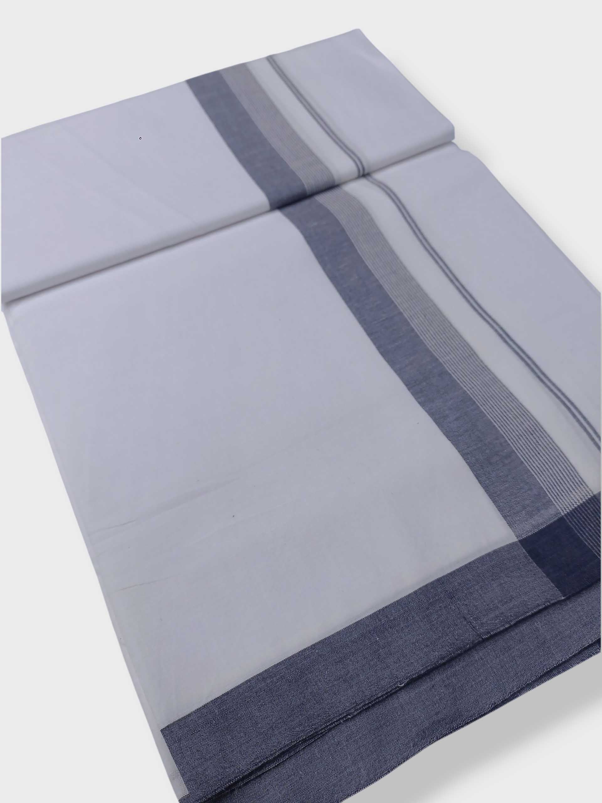 Single Kerala Pure White Mundu/Dhoti