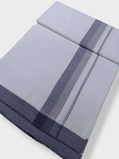 Single Kerala Pure White Mundu/Dhoti