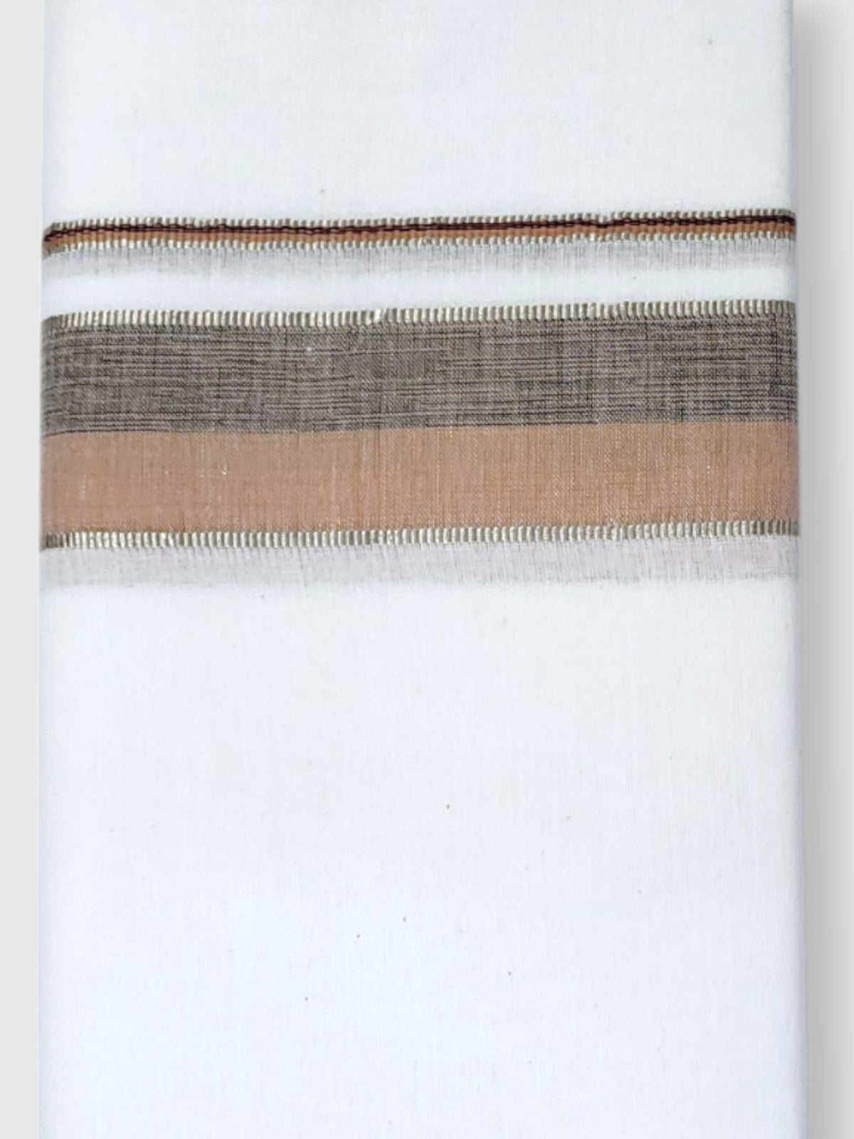 Single Kerala Pure White Mundu/Dhoti