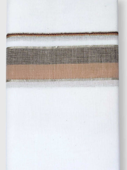 Single Kerala Pure White Mundu/Dhoti