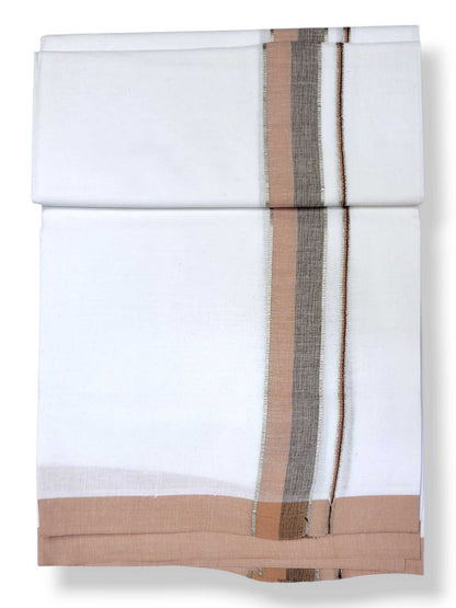 Single Kerala Pure White Mundu/Dhoti