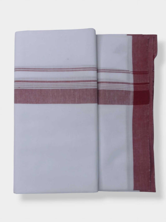 Single Kerala Pure White Mundu/Dhoti
