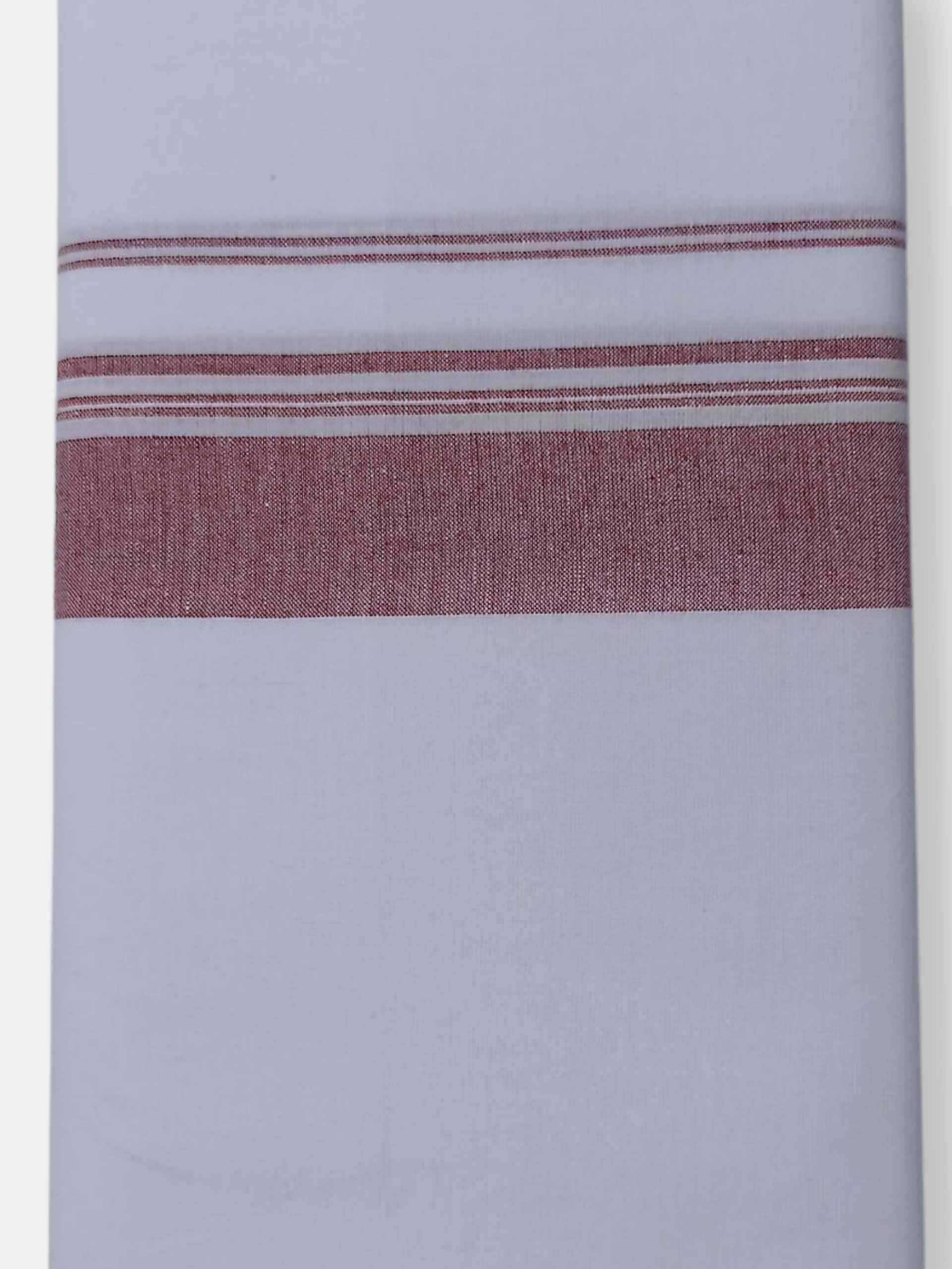 Single Kerala Pure White Mundu/Dhoti