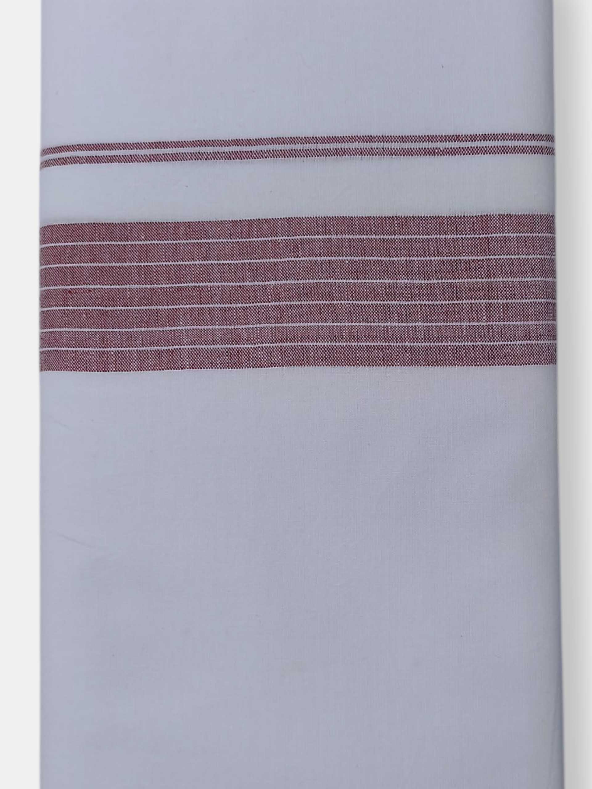 Single Kerala Pure White Mundu/Dhoti