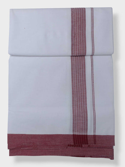 Single Kerala Pure White Mundu/Dhoti