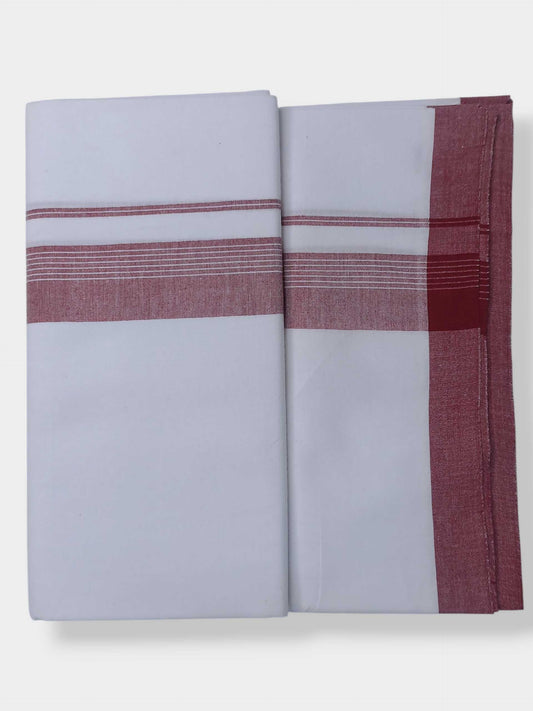 Single Kerala Pure White Mundu/Dhoti