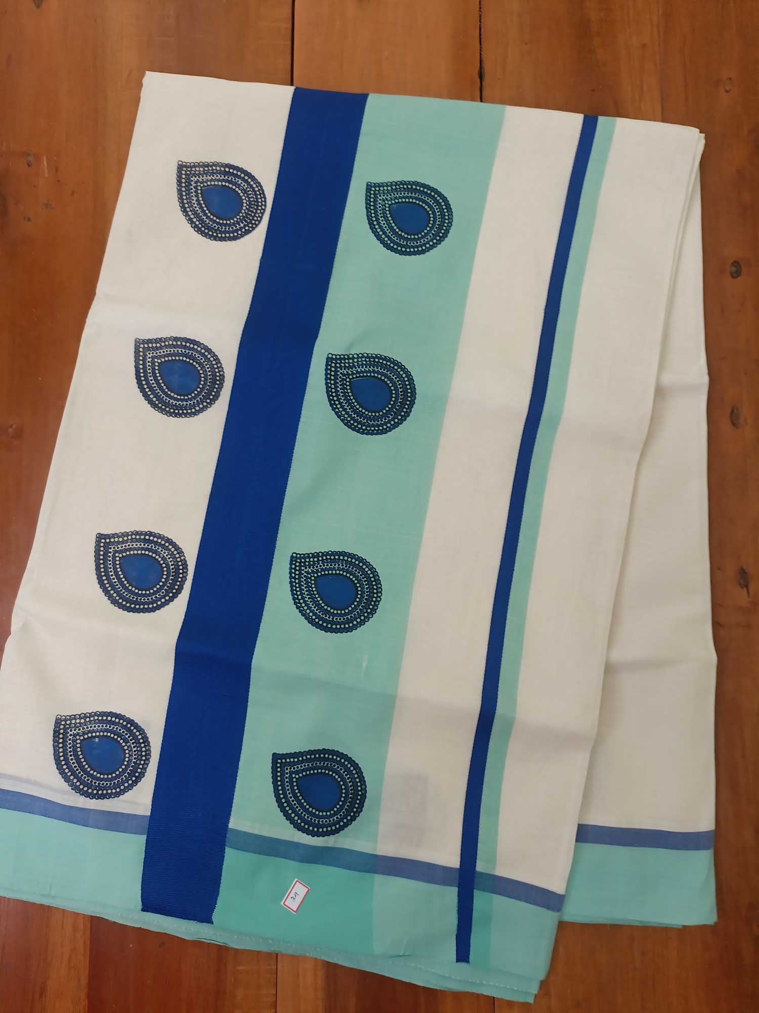 Balaramapuram Printed Kerala Saree for Women